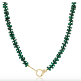 Sorellina - Malachite Beaded Necklace