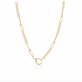 Sorellina - Gold Beaded Paperclip Chain