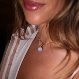 Devon Woodhill - Diamond 'Morning Star' Charm | Blue Lace Agate