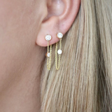 Devon Woodhill - Deluxe Diamond Chain Earings