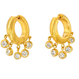 Darius - 8mm Diamond Veil Signature Hoops