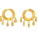 Darius - 8mm Diamond Veil Signature Hoops