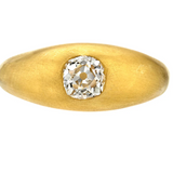 Darius - Old Mine Cut Diamond Gem Signet Ring