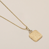 Classic Diamond Trefoil Pillow Locket