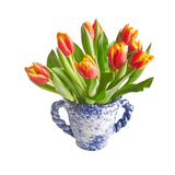 Carolina Irving & Daughters - Konstantin Cache Pot - Cobalt with White