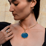 Howl - Rory Hoops with Pear Pink Tourmaline Drop