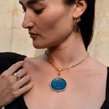 Howl - Rory Hoops with Round Tanzanite Drop