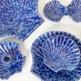 Carolina Irving & Daughters - Concha Candle Holder Aqua Blue