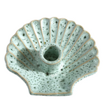 Carolina Irving & Daughters - Concha Candle Holder Seafoam