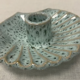 Carolina Irving & Daughters - Concha Candle Holder Seafoam