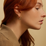 Sorellina - Crown Hoop Earrings