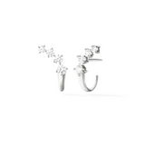 Melissa Kaye - Aria Dagger Huggie Hoop