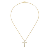 Octavia Elizabeth - Large Nesting Gem Cross Necklace