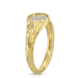 Octavia Elizabeth - The Mini Octavia Diamond Signet Ring