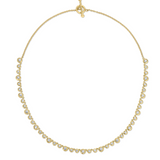 Octavia Elizabeth - Demi Nesting Gem Tennis Necklace - Diamond