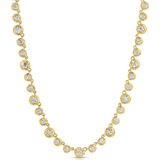 Octavia Elizabeth - Demi Nesting Gem Tennis Necklace - Diamond
