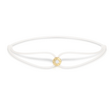 Octavia Elizabeth - White Parachute Nesting Gem Bracelet