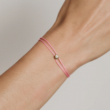 Octavia Elizabeth - Pink Rose Parachute Nesting Gem Bracelet