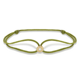 Octavia Elizabeth - Moss Parachute Nesting Gem Bracelet
