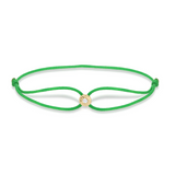 Octavia Elizabeth - Kelly Green Parachute Nesting Gem Bracelet