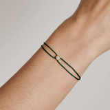 Octavia Elizabeth - Forest Green Parachute Nesting Gem Bracelet