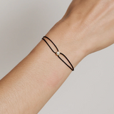 Octavia Elizabeth - Black Parachute Nesting Gem Bracelet