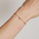 Octavia Elizabeth - Cream Parachute Nesting Gem Bracelet
