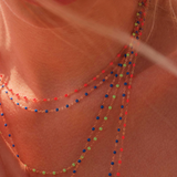 gigiClozeau: Classic Gigi CORAL necklace yellow gold- 16.5"