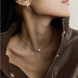Lucy Delius - Baby Carre Cut Half Hoops Polished