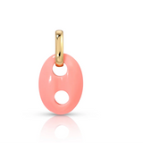 Jenna Blake - Mini Mariner Link Charm - Coral