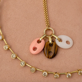 Jenna Blake - Mini Mariner Link Charm - Coral