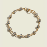 Lucy Delius - Baby Diamond Ball Breaker Bracelet (Antique Finish)