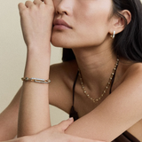 Lucy Delius - Baby Diamond Ball Breaker Bracelet (Antique Finish)