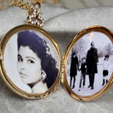 PREORDER Devon Woodhill - Medium Trefoil Round Locket
