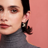 Marlo Laz - Southwest Moon Earrings Small