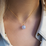 Devon Woodhill - Morning Star Charm - Blue Agate