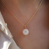 Devon Woodhill - Morning Star Charm - White Agate