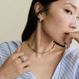 Lucy Delius - Victorian Set Cognac Diamond Bombé Ring