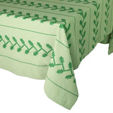Carolina Irving: Tonal Green Vine Tablecloth