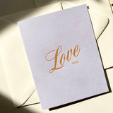 Love You No. 32: Lavender / Single Card
