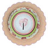 Pistachio & Lychee Leaf Dinner Plate - Set of 4