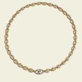 Lucy Delius - Antique Finish Baby Persephone Diamond Necklace