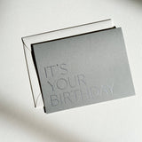 It's Your Birthday No. 21: Sage Blue / Single Card