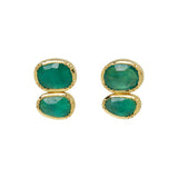 Brooke Gregson - Double Orbit Emerald Earrings