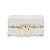 Maria Small Zip Case: White