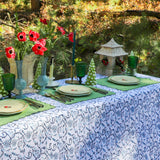 Eleanor Royal Blue Tablecloth: Length: 260cm/102in