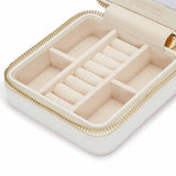 Maria Small Zip Case: White