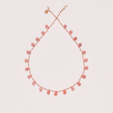Ivarene- Cheremoya Drops and Beads Rhodochrosite Necklace