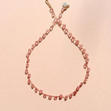 Ivarene- Melrose Strawberry Quartz Necklace