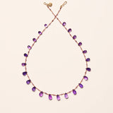 Ivarene- Niilo Drops and Beads Amethyst Necklace